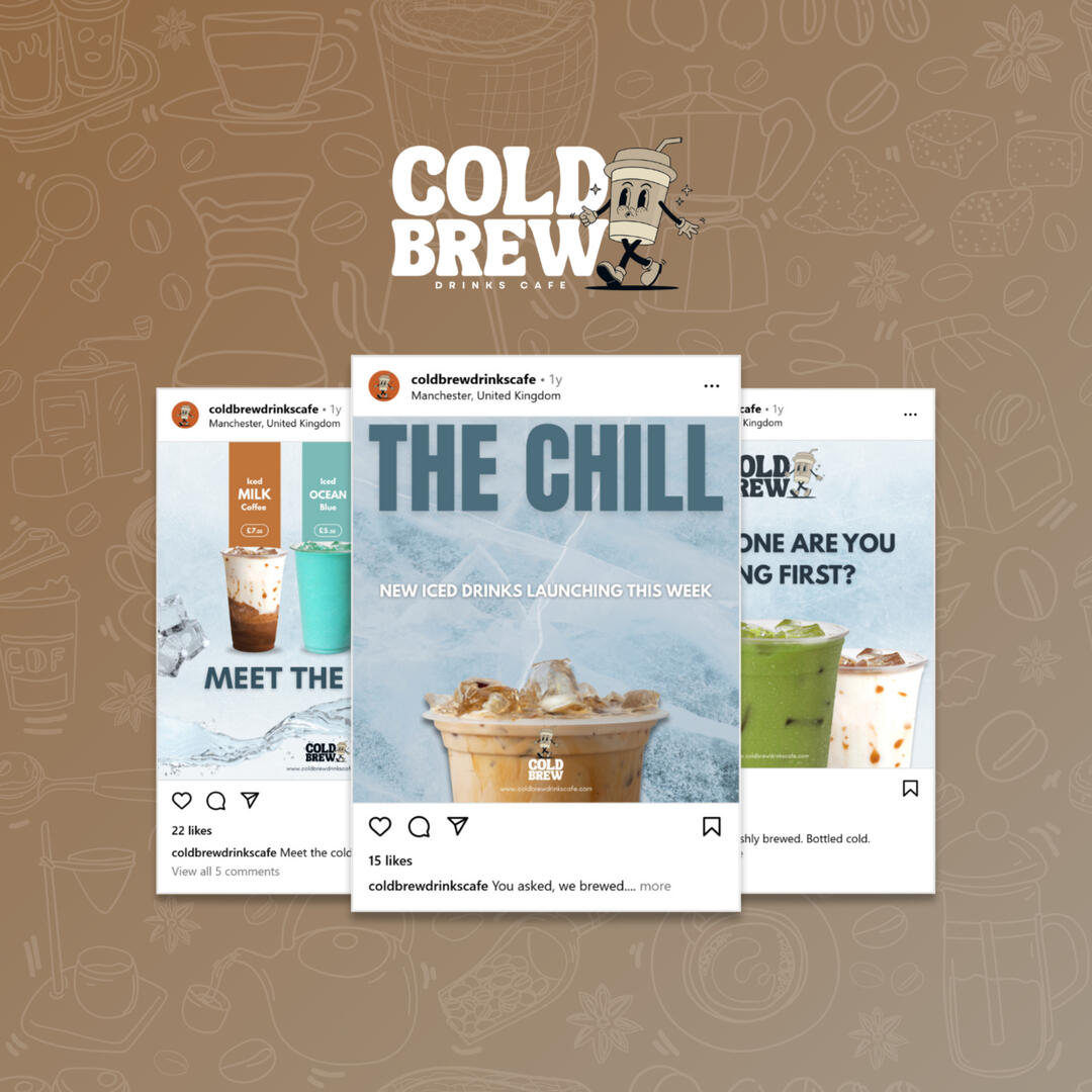 Instagram social media post design set